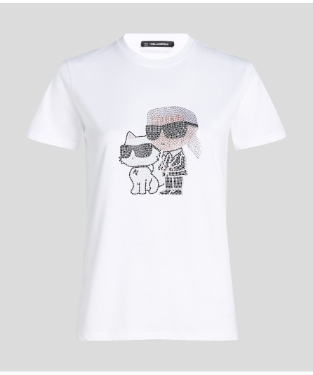KARL LAGERFEDL CAMISETA CON PEDRERIA