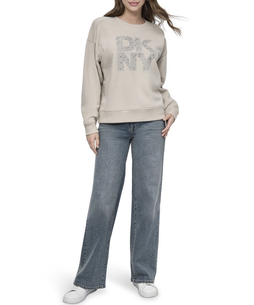 DKNY SUDADERA BEIGE