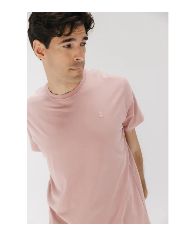EL PULPO CAMISETA ROSA PIEDRA
