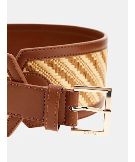 CINTURON SIMONA DE RAFIA GUESS