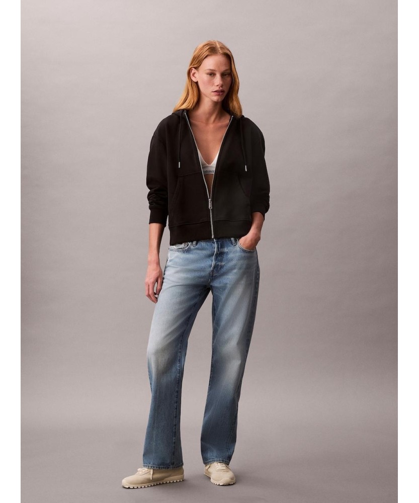 CALVIN KLEIN SUDADERA CREMALLERA CON CAPUCHA