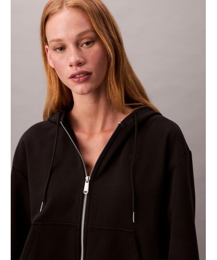CALVIN KLEIN SUDADERA CREMALLERA CON CAPUCHA