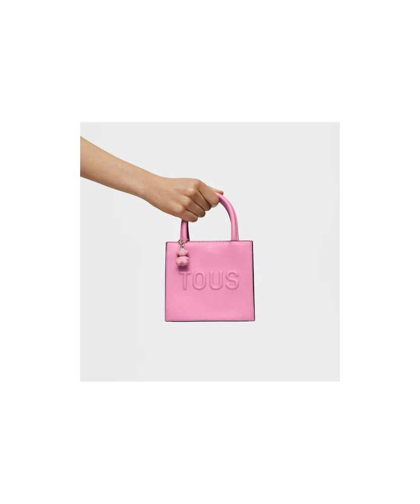 TOUS BOLSO MINI CUBE ROSA OSCURO BRENDA