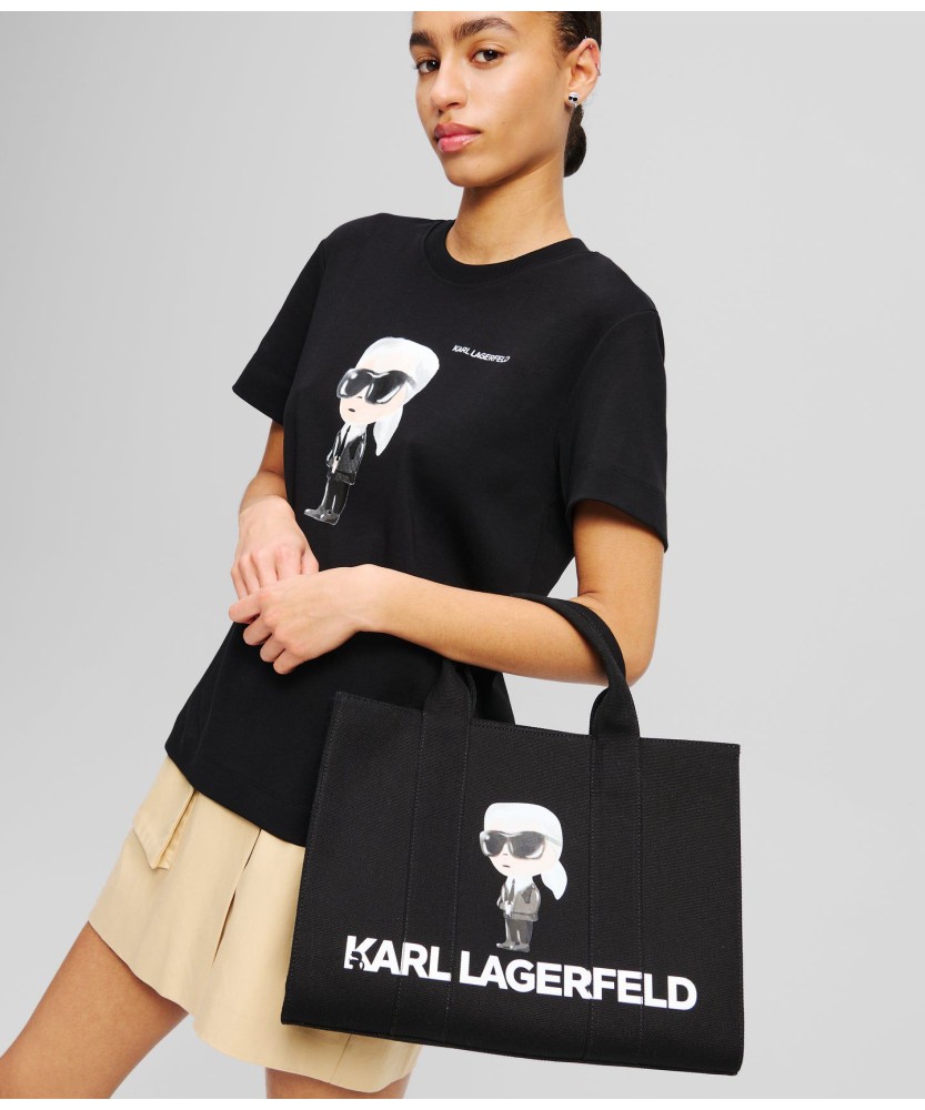 BOLSO TOTE CUADRADO CON DISEÑO DE ACUARELA IKON