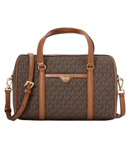 BOLSO MINI TRAVEL MD DUFFLE SATCHEL BROWN