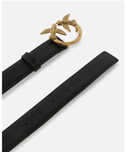 PINKO LOVE BERRY BELT H3 MARRON