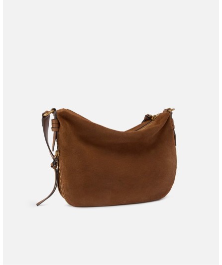 PINKO HOBO ZIP VITELLO SETA