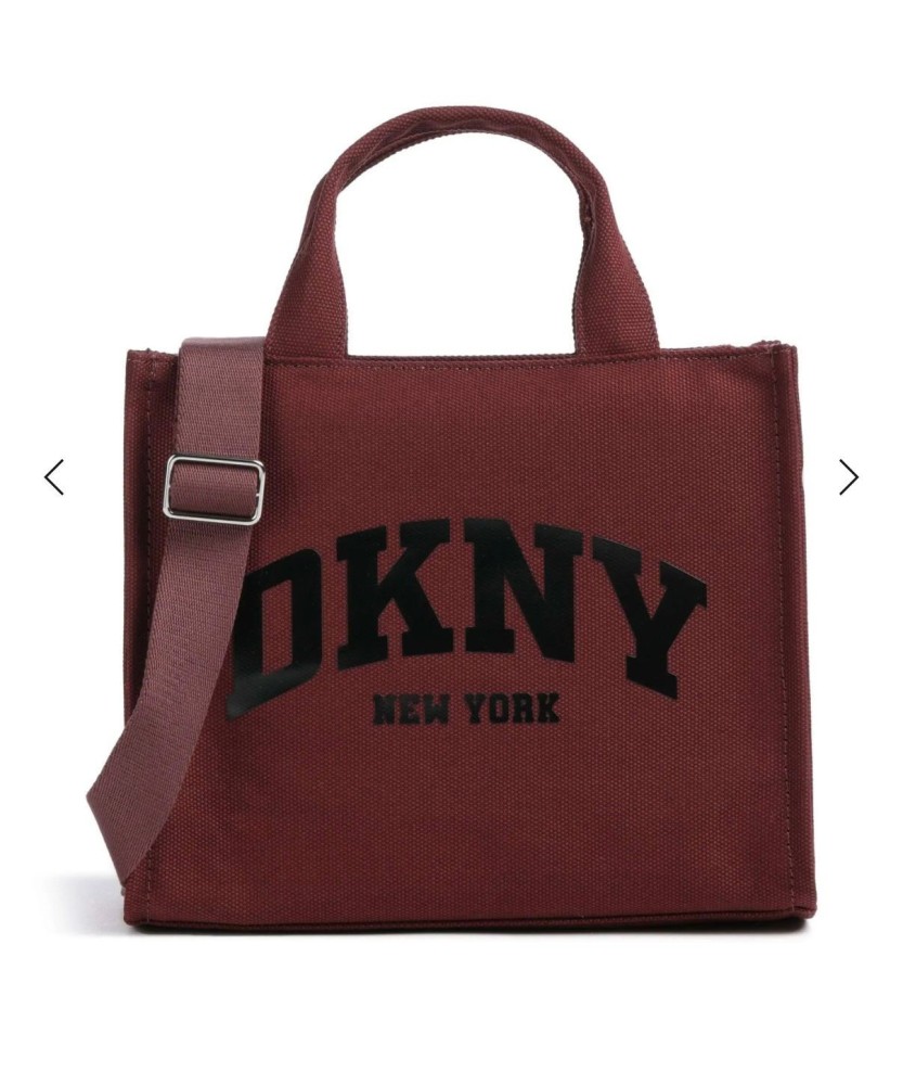 DKNY BOLSO DE MANO CANVA PURPLE