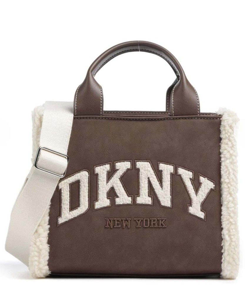 DKNY BOLSO TOTE MEDIANO CHOCOLATE
