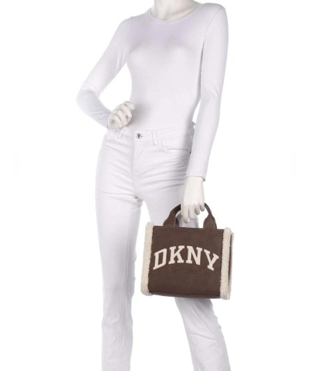 DKNY BOLSO TOTE MEDIANO CHOCOLATE