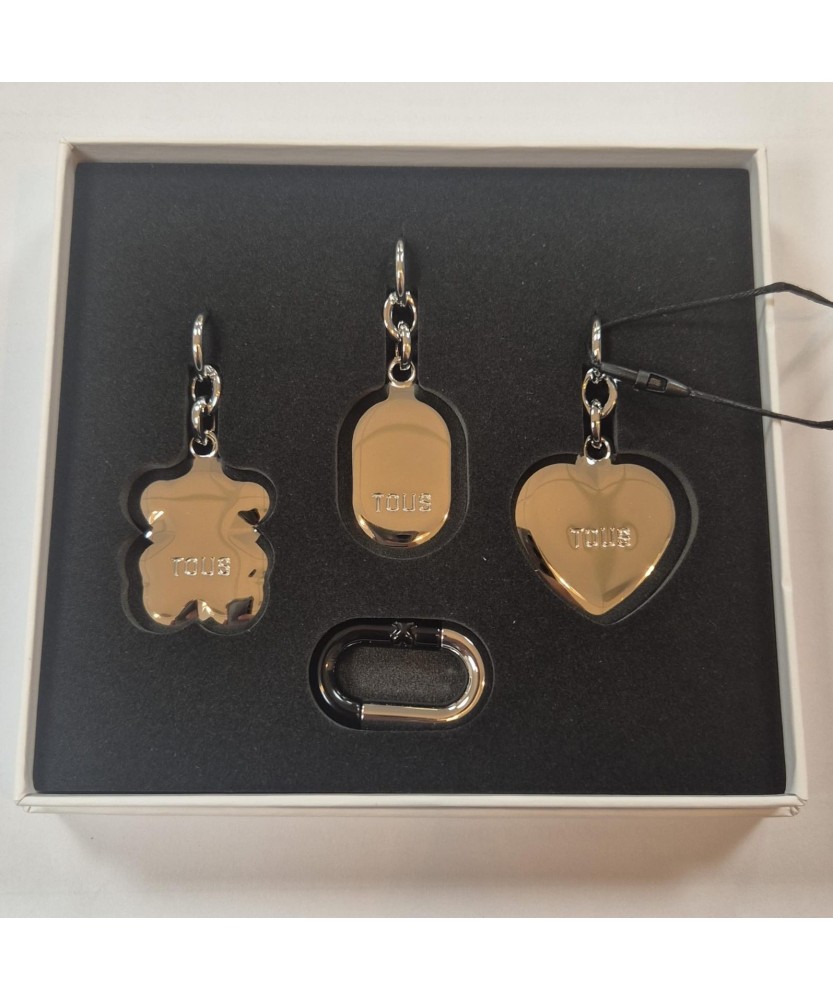 TOUS LLAVEROS HOLD COLGANTES PLATEADO