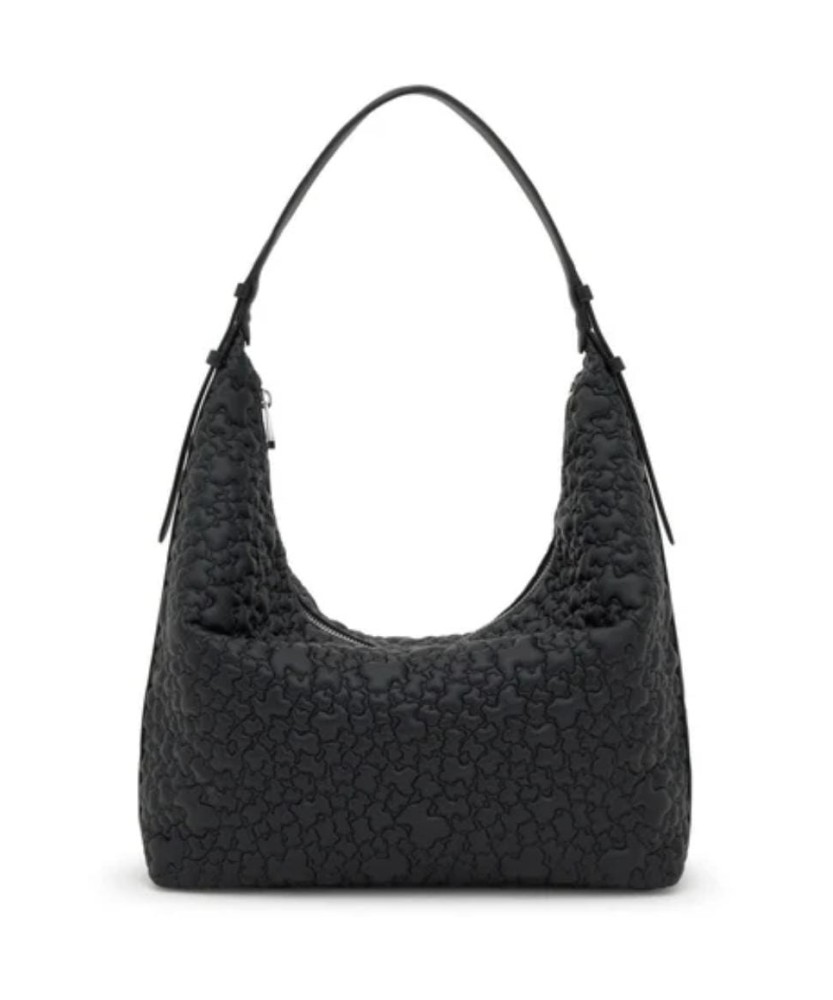 TOUS HOBO L. PUFFY BEAR NEGRO