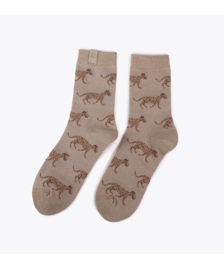 LOLA CASADEMUNT  PACK CALCETINES LEOPARDO