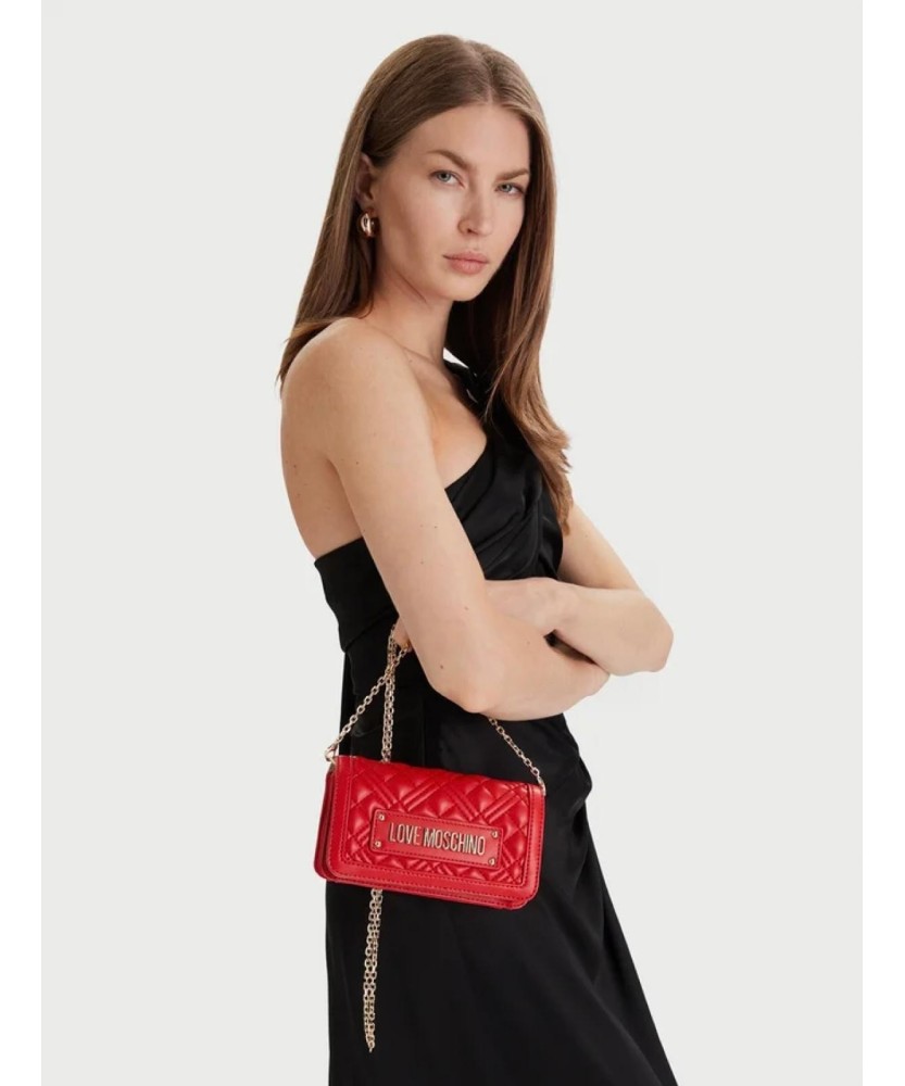 LOVE MOSCHINO MINI BANDOLERA ROJO