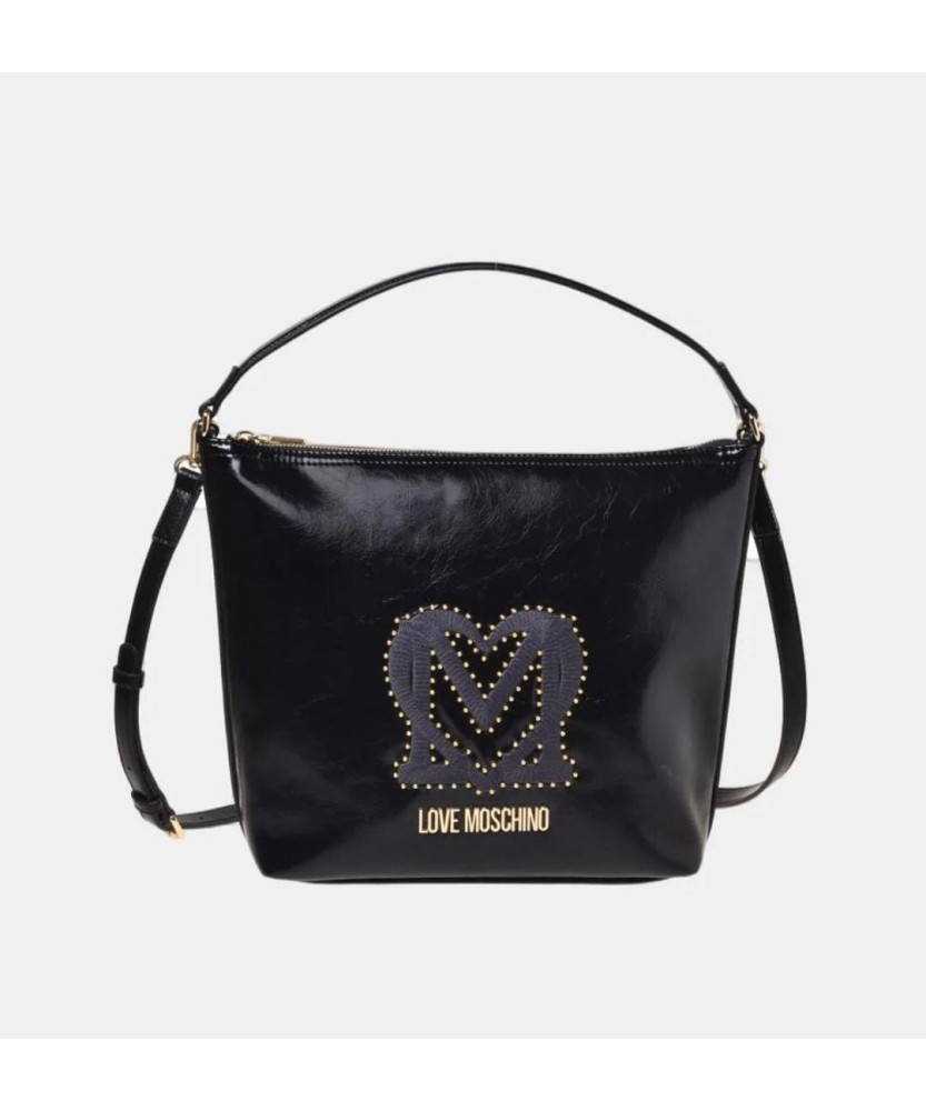 LOVE MOSCHINO BOLSO DE HOMBRO NEGRO