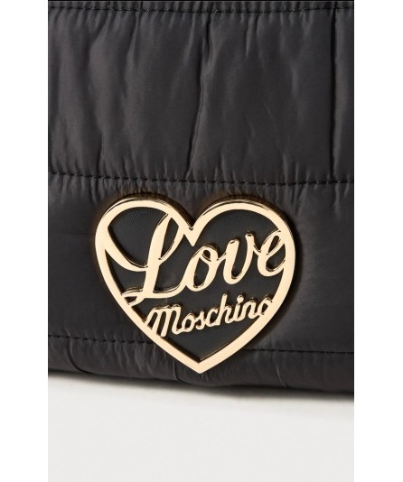 LOVE MOSCHINO BOLSO HOMBRO NYLON NEGRO