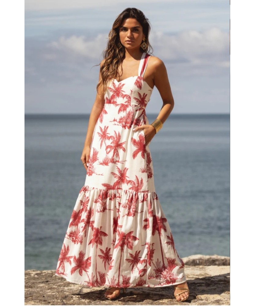 S.O.L.E LISBOA VESTIDO EMILIE PALM MUSE