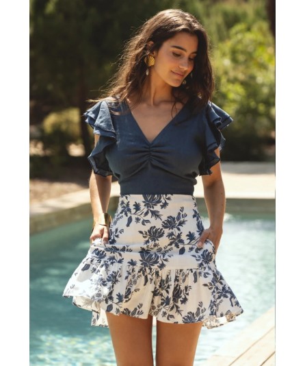 S.O.L.E LISBOA TOP ELBA AZUL