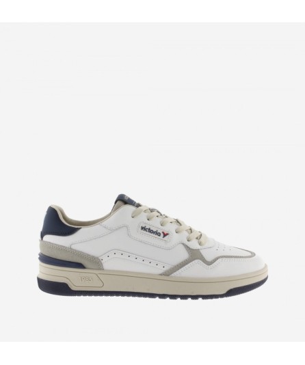 CLASSIC LEATHER RETRO BLANCAS / MARINO