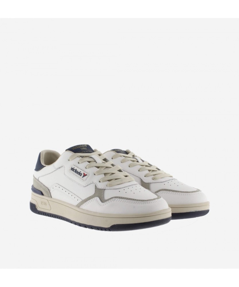 CLASSIC LEATHER RETRO BLANCAS / MARINO