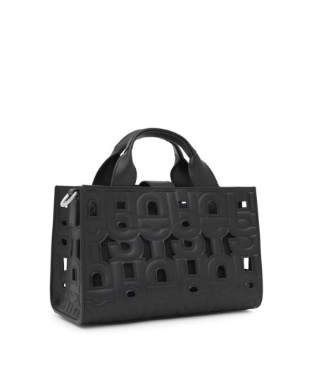 BOLSO SHOPPER M. AMAYA T MANIFIESTO NEGRO