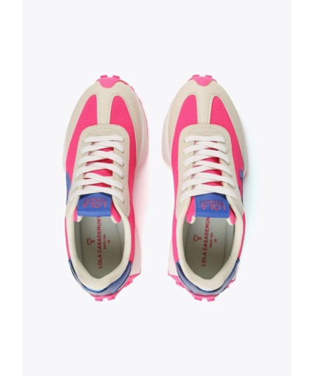 TENIS ROSA-AZUL LOLA CASADEMUNT